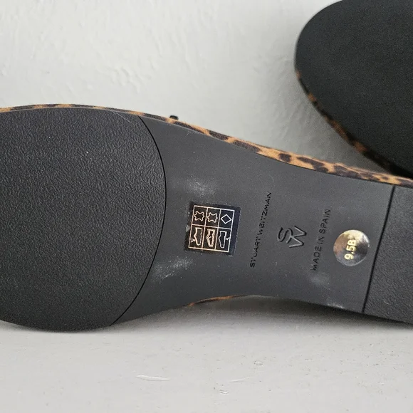 NWOT Stuart Weitzman Tinsley Leopard Moccasins/Loafers - Picture 13 of 14
